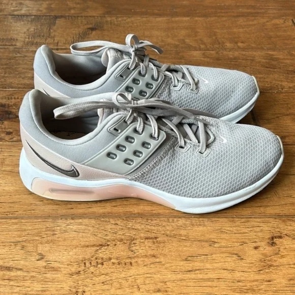 Nike Air Max Bella TR 4 Running Shoes Trainers Sneakers Gray Rose White Size 9 - Picture 1 of 12